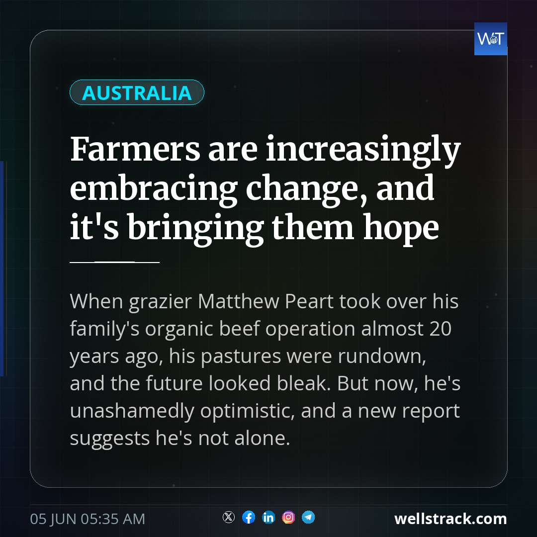 Farmers are increasingly embracing change, and it's bringing them hope