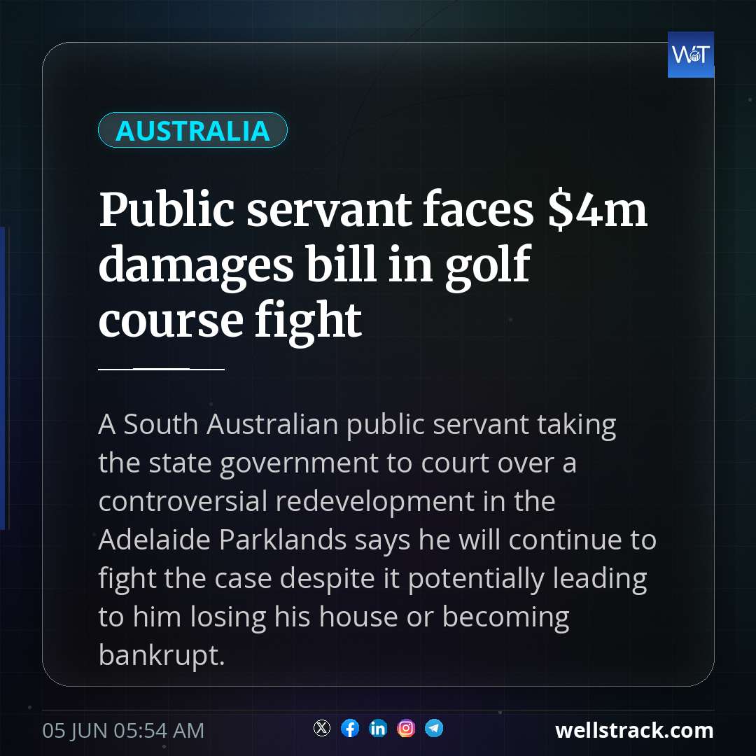 Public servant faces $4m damages bill in golf course fight
