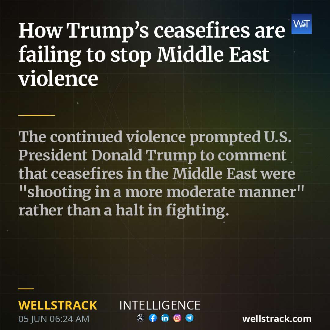 How Trump’s ceasefires are failing to stop Middle East violence