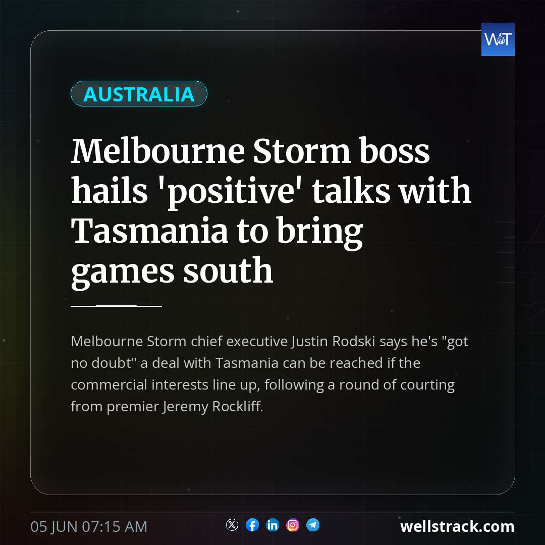 Melbourne Storm boss hails 'positive' talks with Tasmania to bring games south