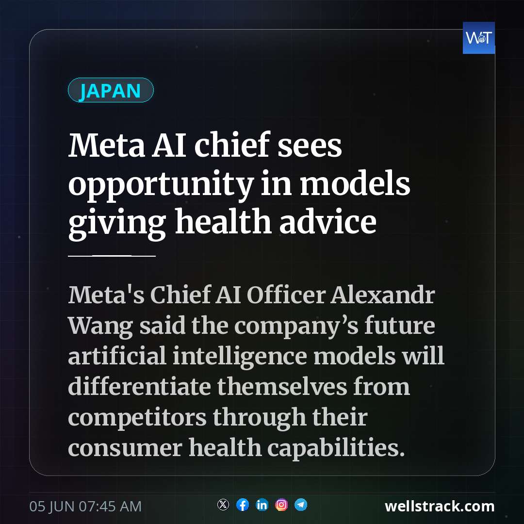 Meta AI chief sees opportunity in models giving health advice