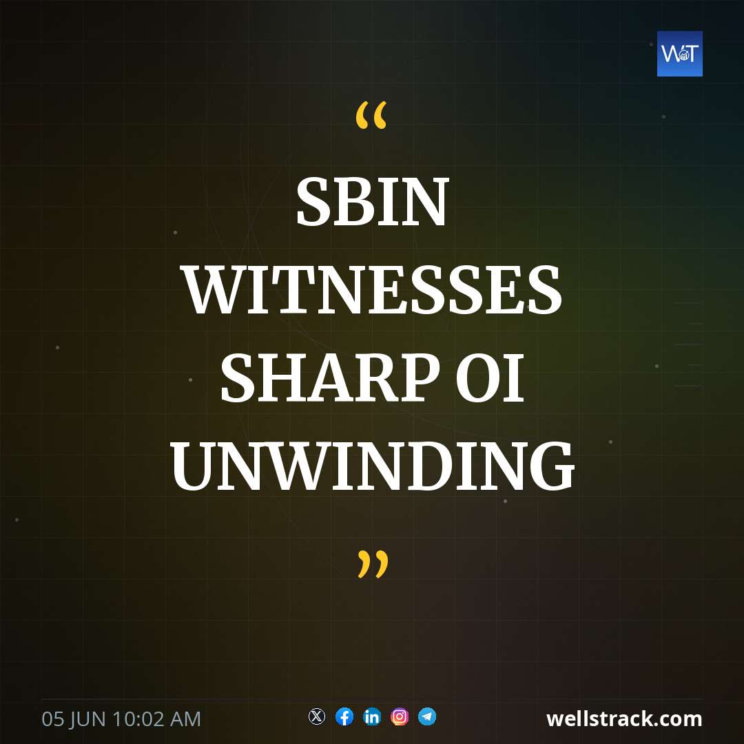 SBIN WITNESSES SHARP OI UNWINDING