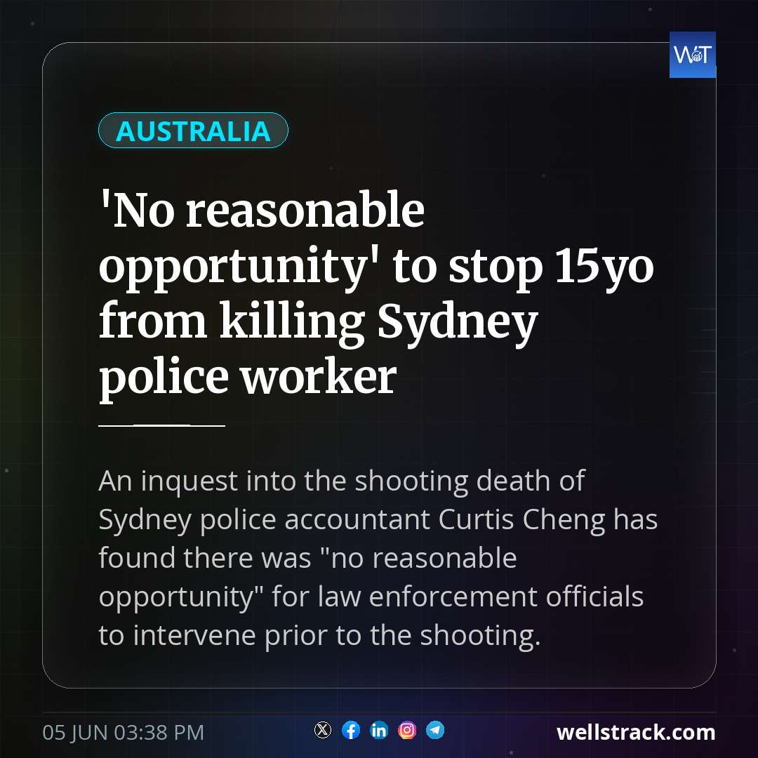 'No reasonable opportunity' to stop 15yo from killing Sydney police worker — WellsTrack