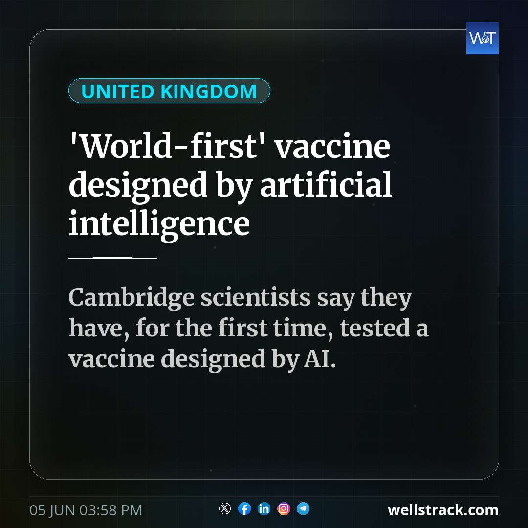 'World-first' vaccine designed by artificial intelligence