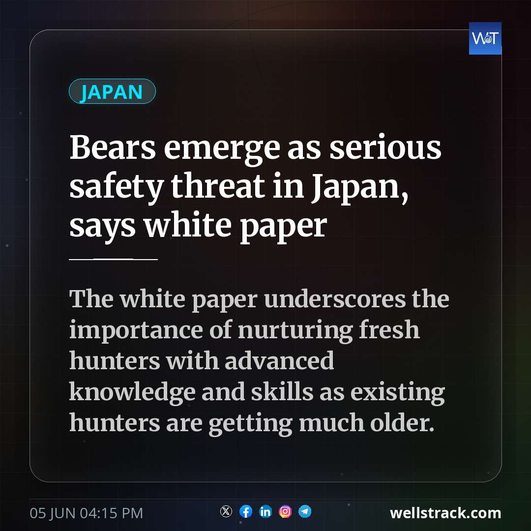 Bears emerge as serious safety threat in Japan, says white paper