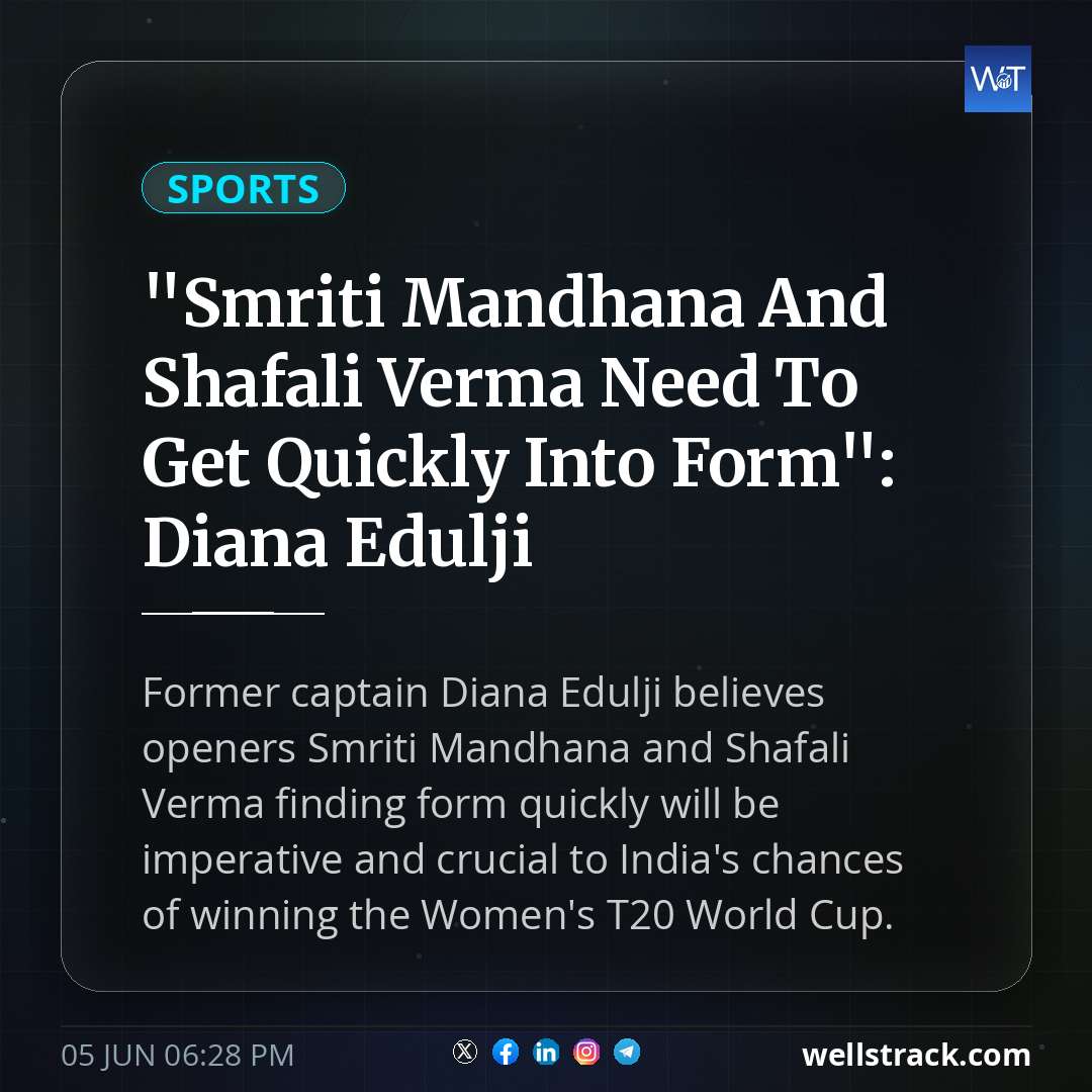 "Smriti Mandhana And Shafali Verma Need To Get Quickly Into Form": Diana Edulji