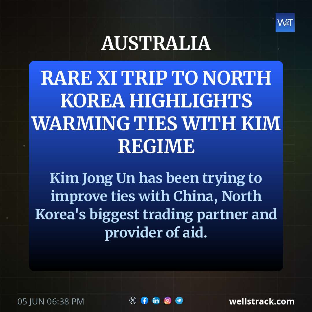 Rare Xi trip to North Korea highlights warming ties with Kim regime — WellsTrack