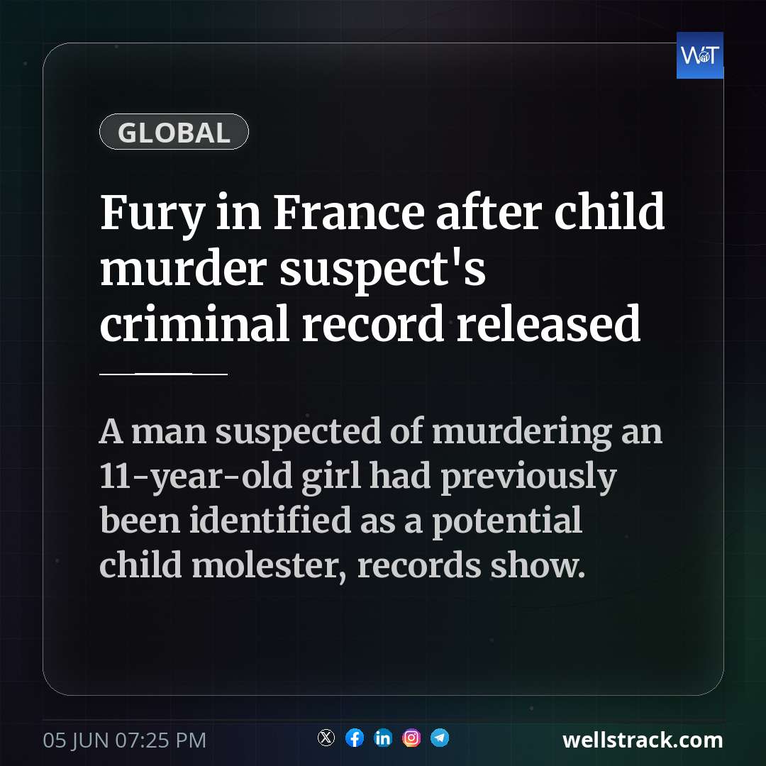 Fury in France after child murder suspect's criminal record released