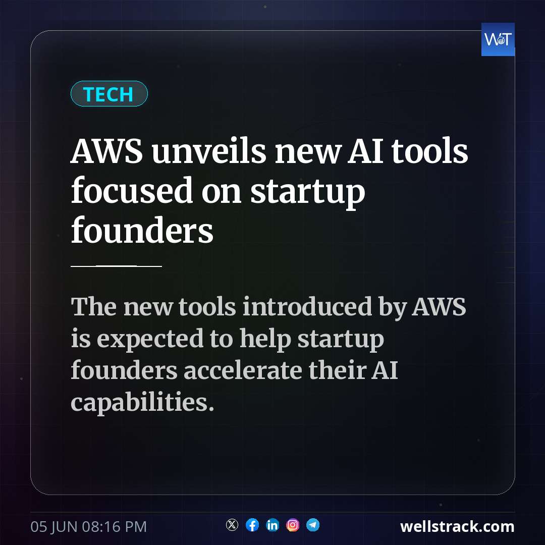AWS unveils new AI tools focused on startup founders — WellsTrack