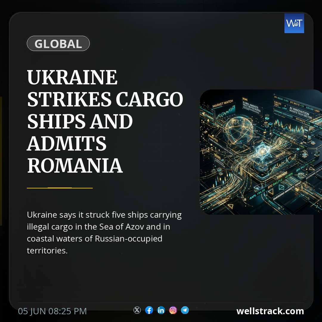 Ukraine strikes cargo ships and admits Romania drone blast as Putin prepares for key speech — WellsTrack
