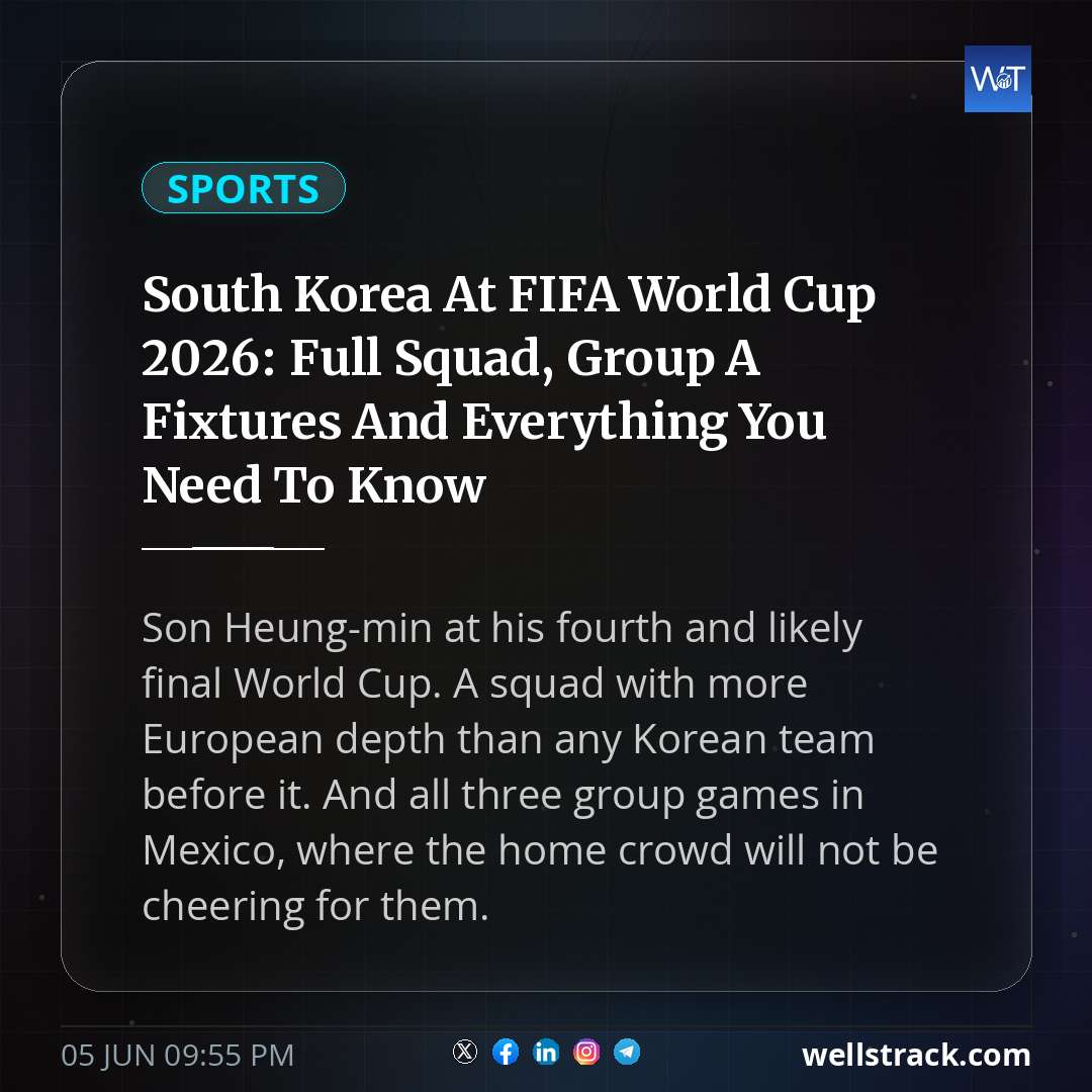 South Korea At FIFA World Cup 2026: Full Squad, Group A Fixtures And Everything You Need To Know