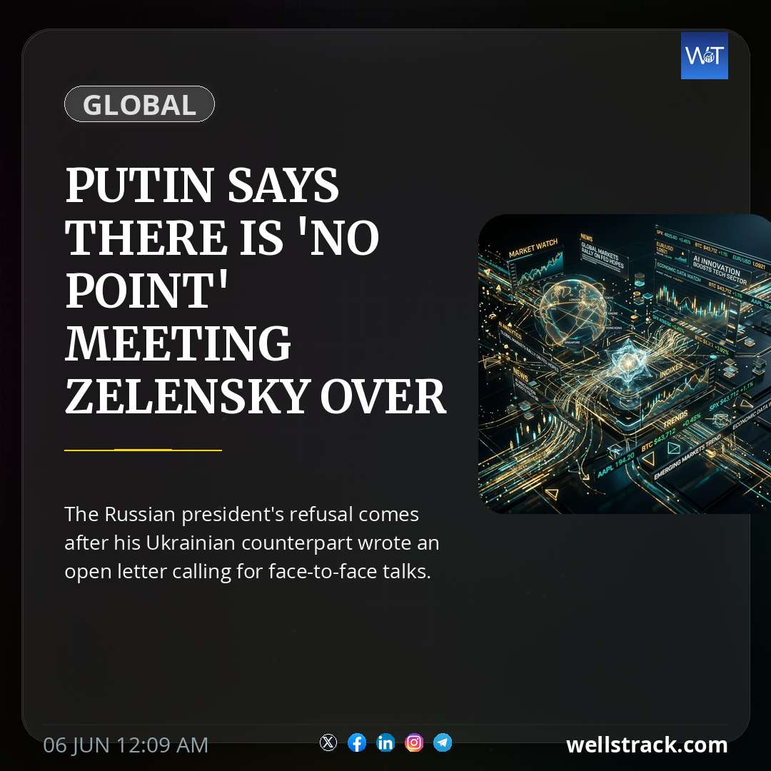 Putin says there is 'no point' meeting Zelensky over ending Ukraine war