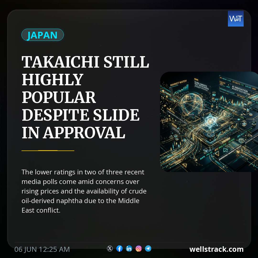 Takaichi still highly popular despite slide in approval ratings