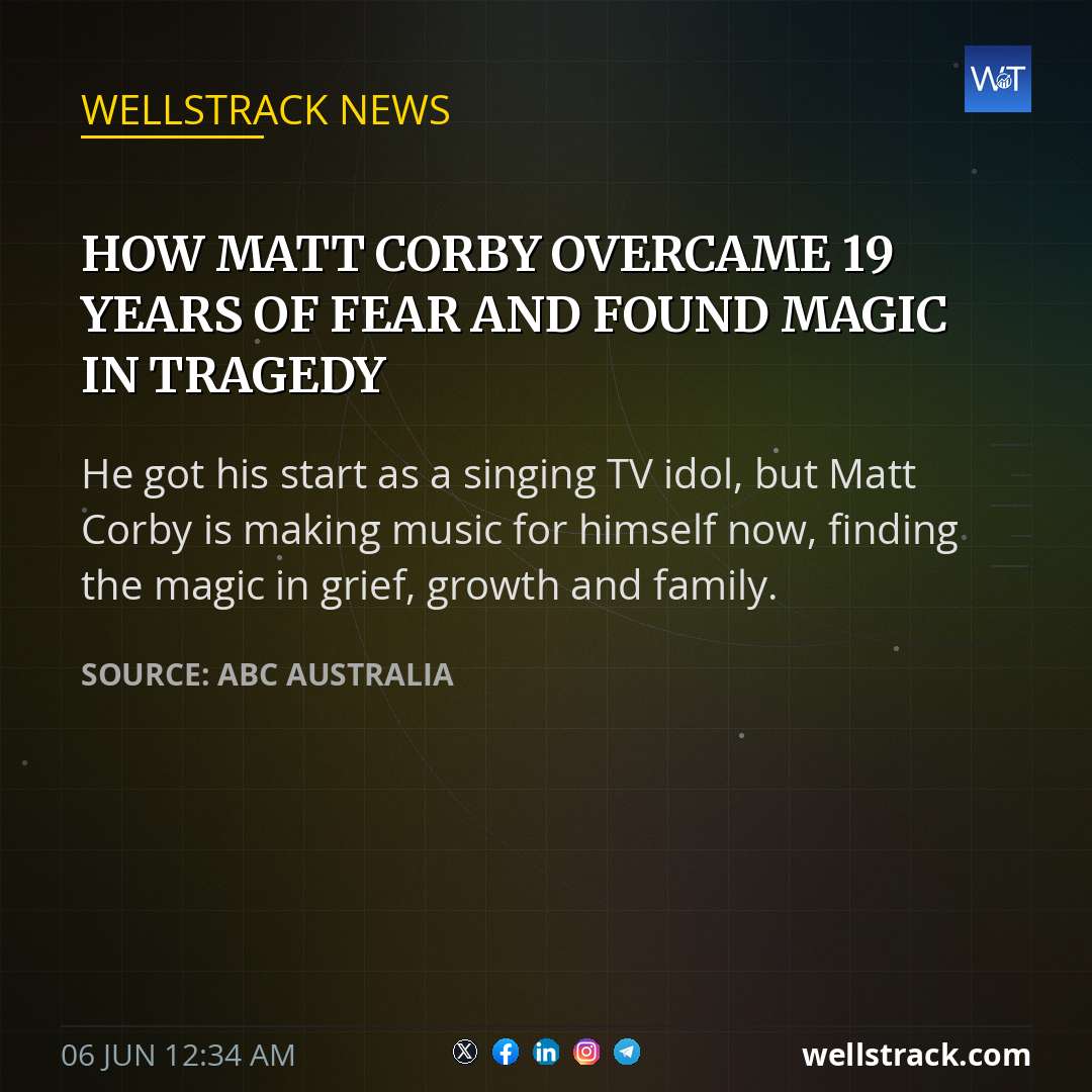 How Matt Corby overcame 19 years of fear and found magic in tragedy — WellsTrack