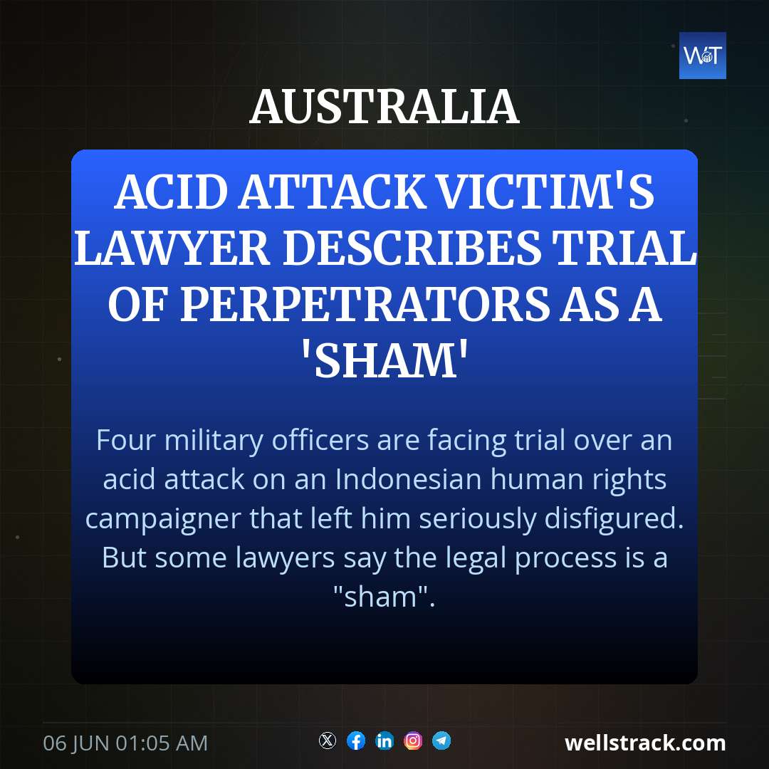 Acid attack victim's lawyer describes trial of perpetrators as a 'sham'