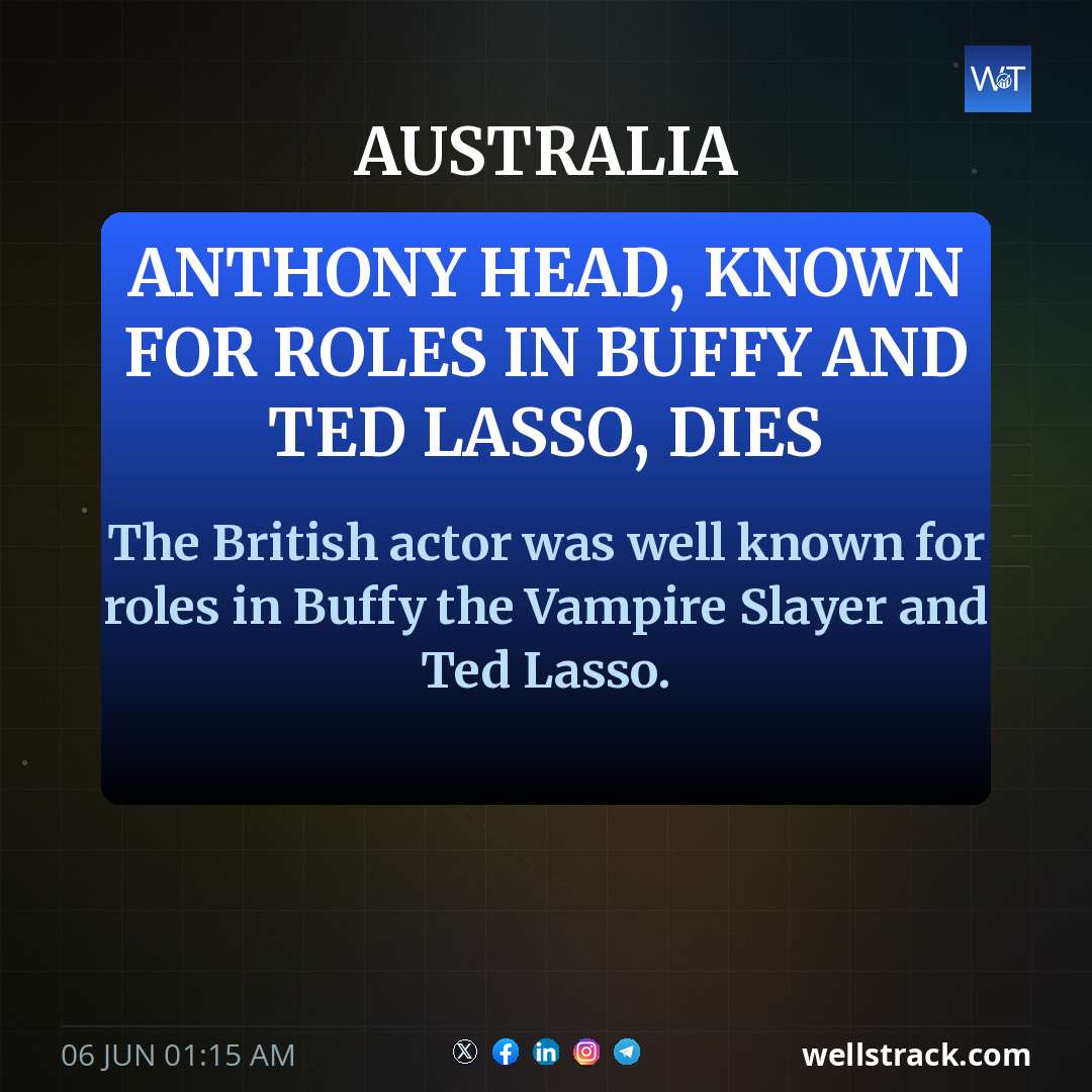 Anthony Head, known for roles in Buffy and Ted Lasso, dies