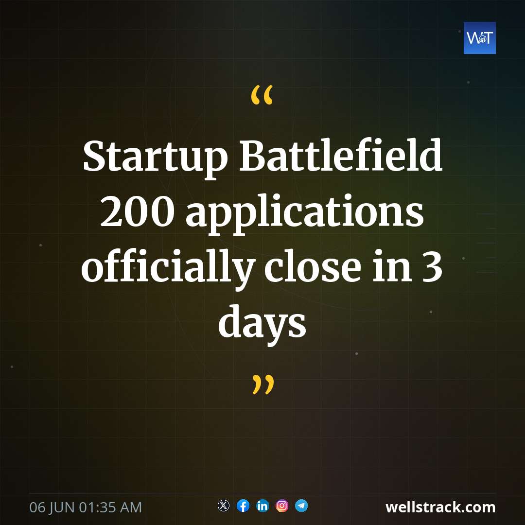 Startup Battlefield 200 applications officially close in 3 days
