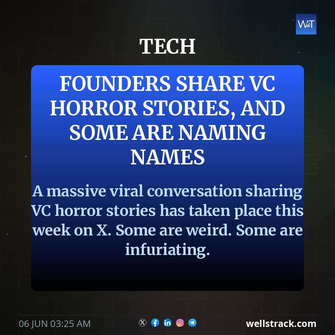 Founders share VC horror stories, and some are naming names — WellsTrack