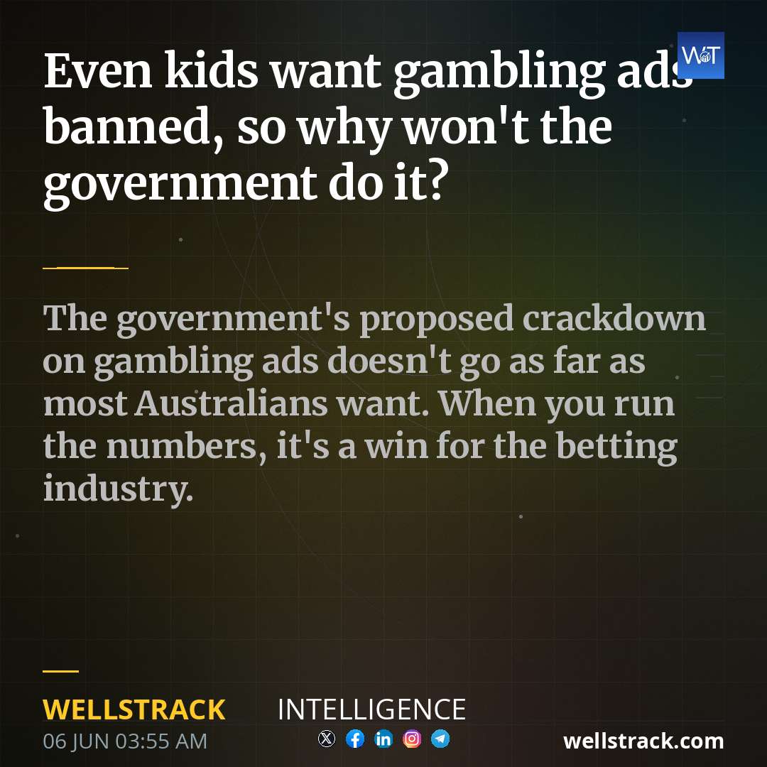 Even kids want gambling ads banned, so why won't the government do it?