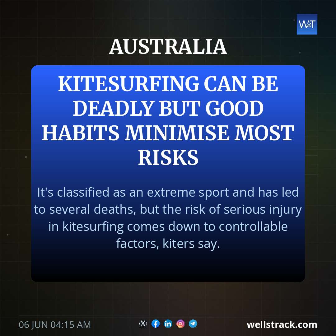 Kitesurfing can be deadly but good habits minimise most risks