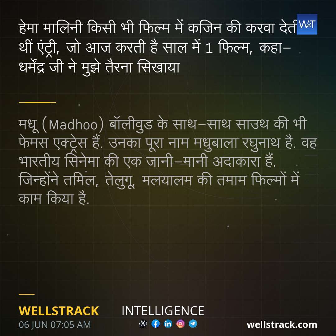हेमा मालिनी किसी भी फिल्म में कजिन की करवा देती थीं एंट्री, जो आज करती है साल में 1 फिल्म, कहा- धर्मेंद्र जी ने मुझे तैरना सिखाया — WellsTrack