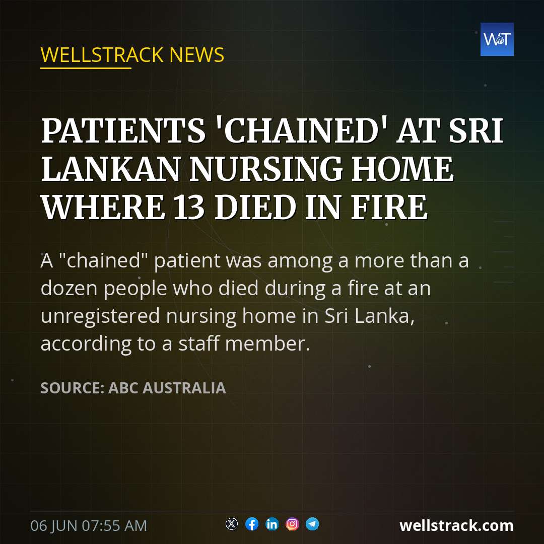 Patients 'chained' at Sri Lankan nursing home where 13 died in fire