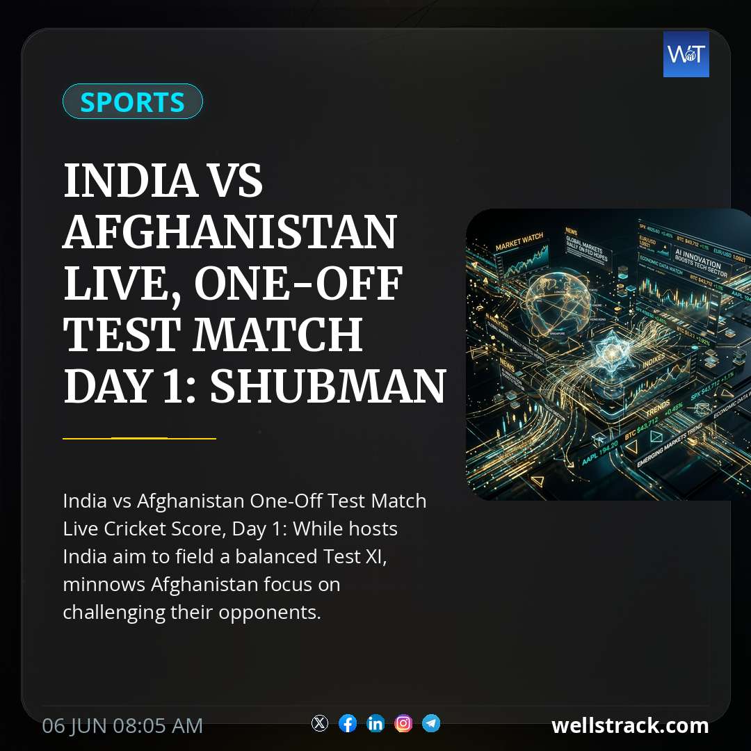 India vs Afghanistan LIVE, One-Off Test Match Day 1: Shubman Gill And Co Take On Plucky Afghanistan