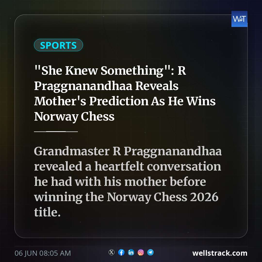 "She Knew Something": R Praggnanandhaa Reveals Mother's Prediction As He Wins Norway Chess