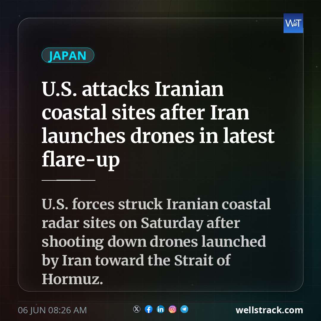 U.S. attacks Iranian coastal sites after Iran launches drones in latest flare-up