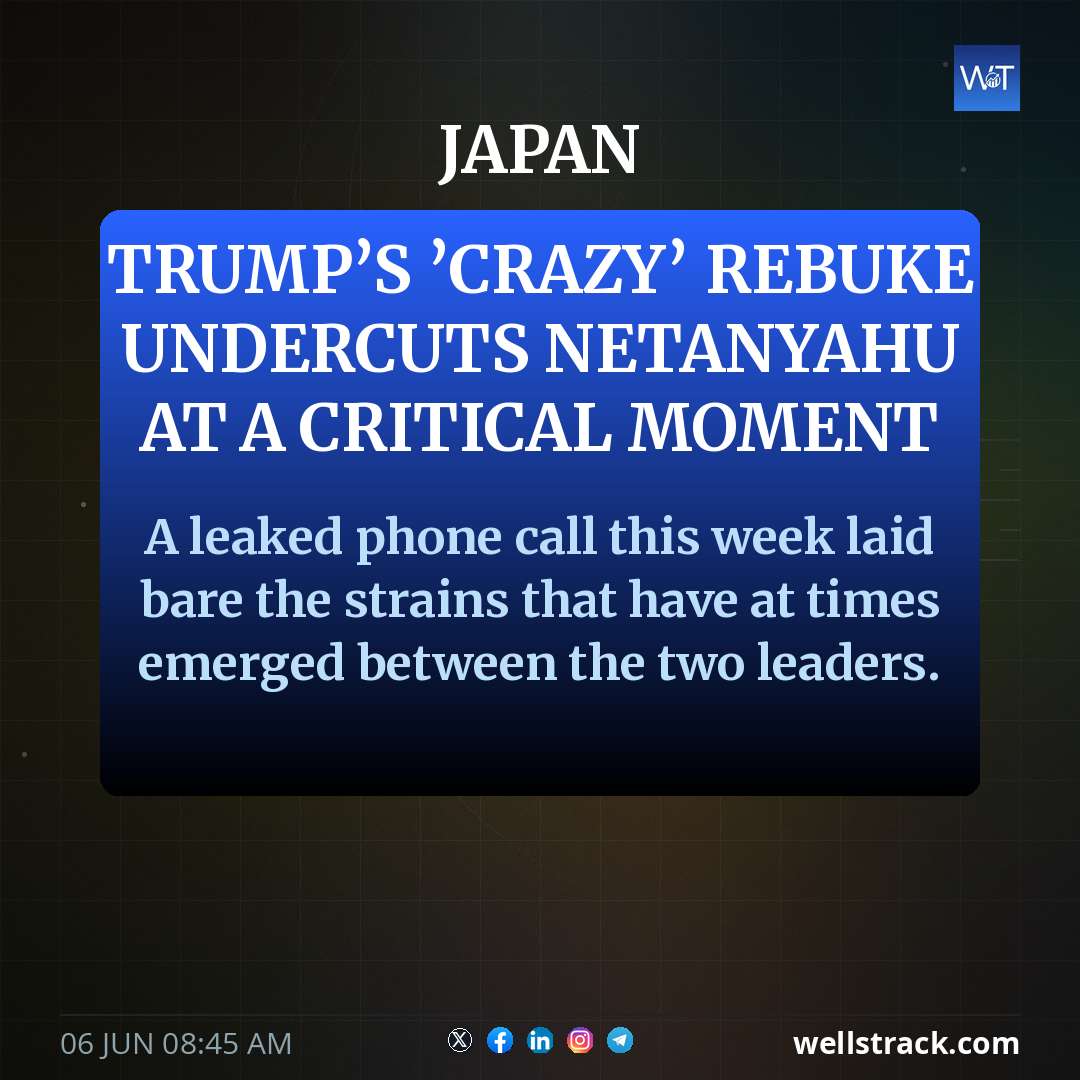 Trump’s ’crazy’ rebuke undercuts Netanyahu at a critical moment