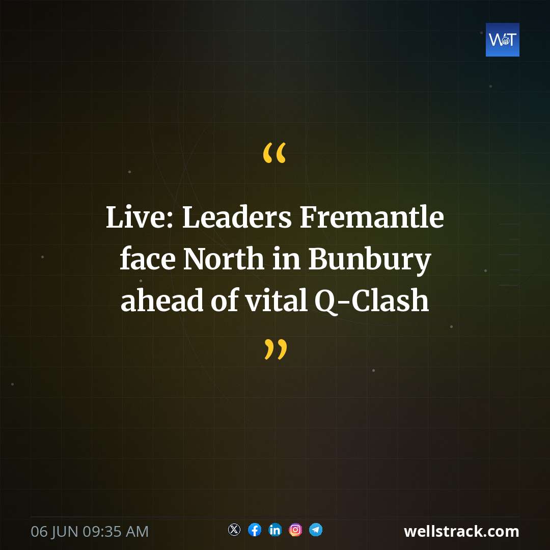 Live: Leaders Fremantle face North in Bunbury ahead of vital Q-Clash