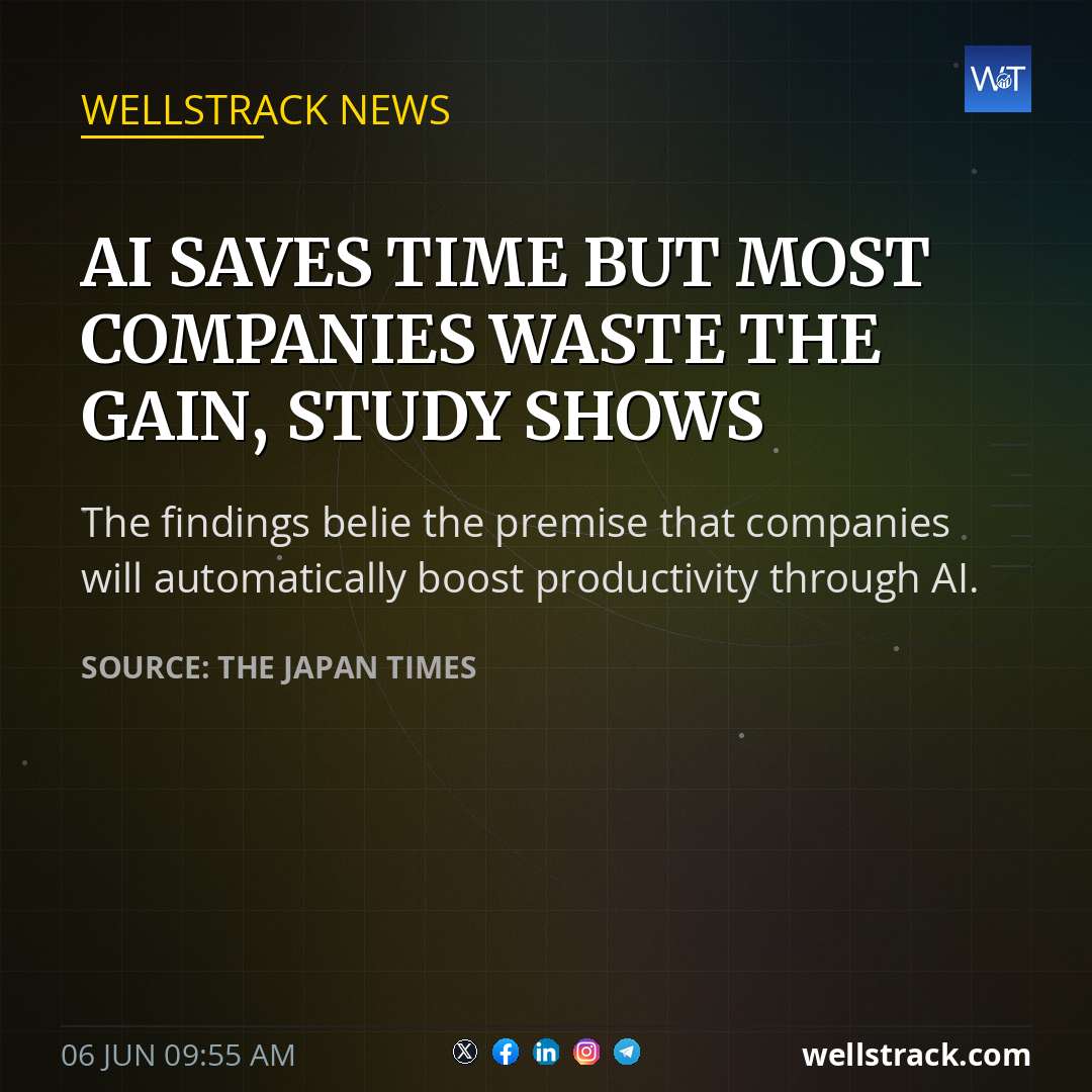 AI saves time but most companies waste the gain, study shows