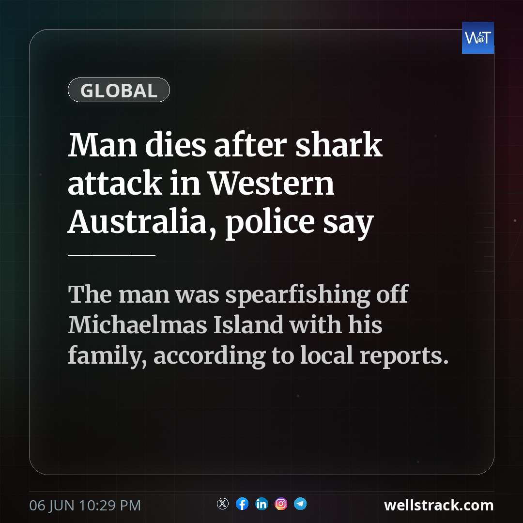 Man dies after shark attack in Western Australia, police say — WellsTrack
