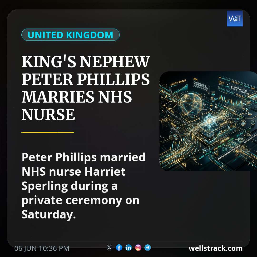 King's nephew Peter Phillips marries NHS nurse — WellsTrack