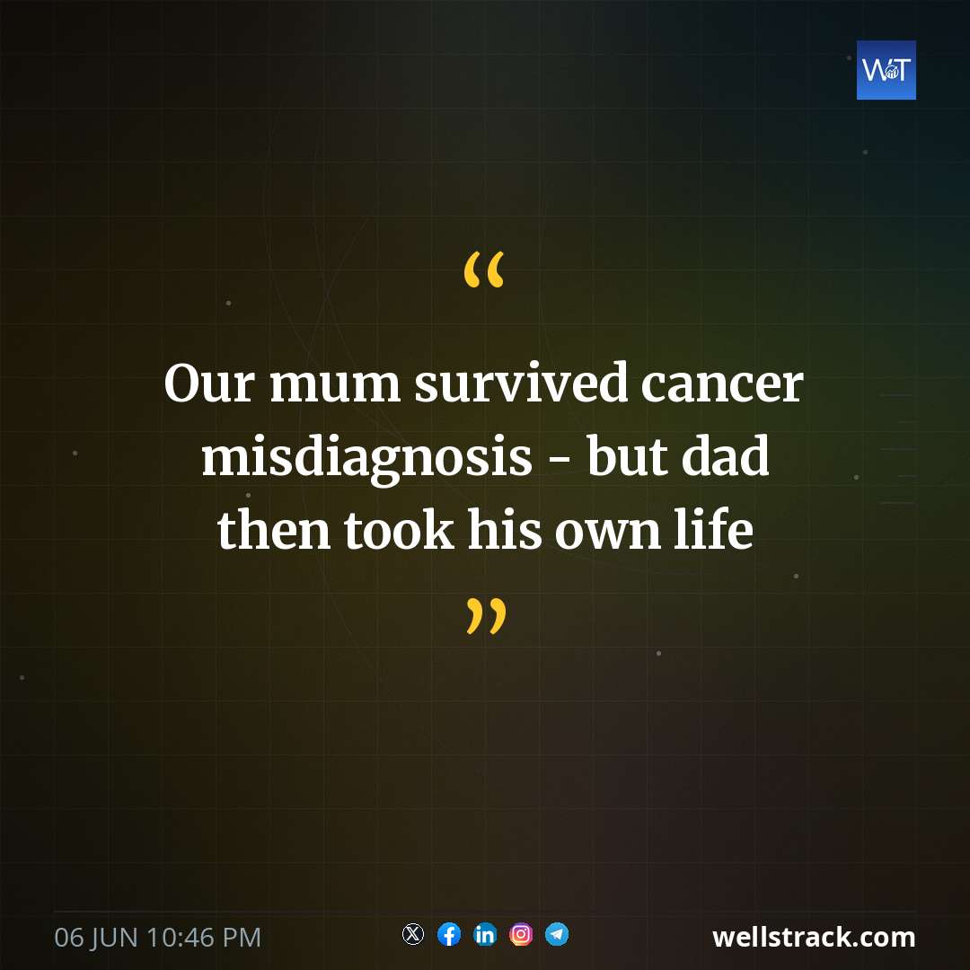 Our mum survived cancer misdiagnosis - but dad then took his own life