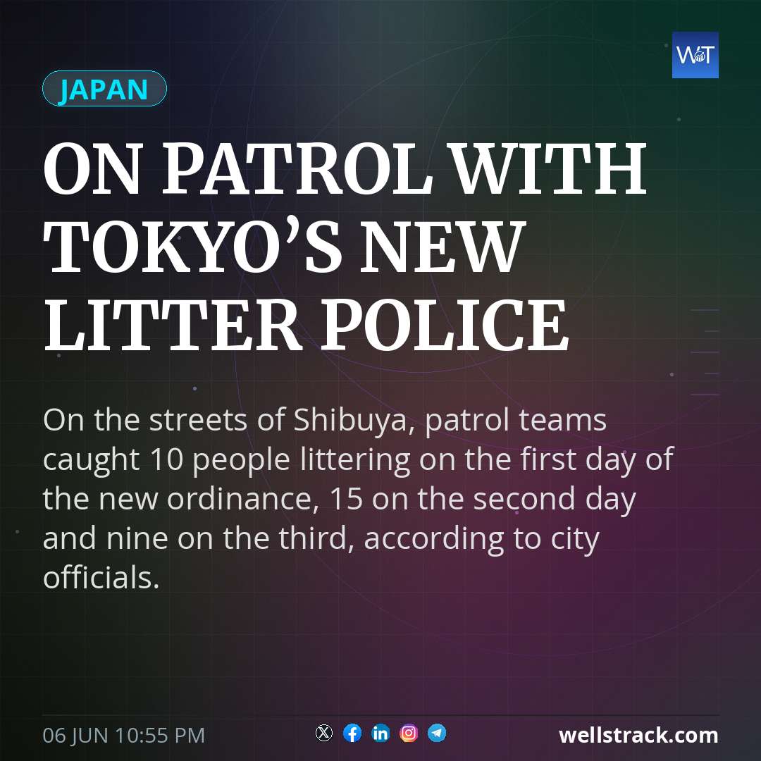 On patrol with Tokyo’s new litter police — WellsTrack