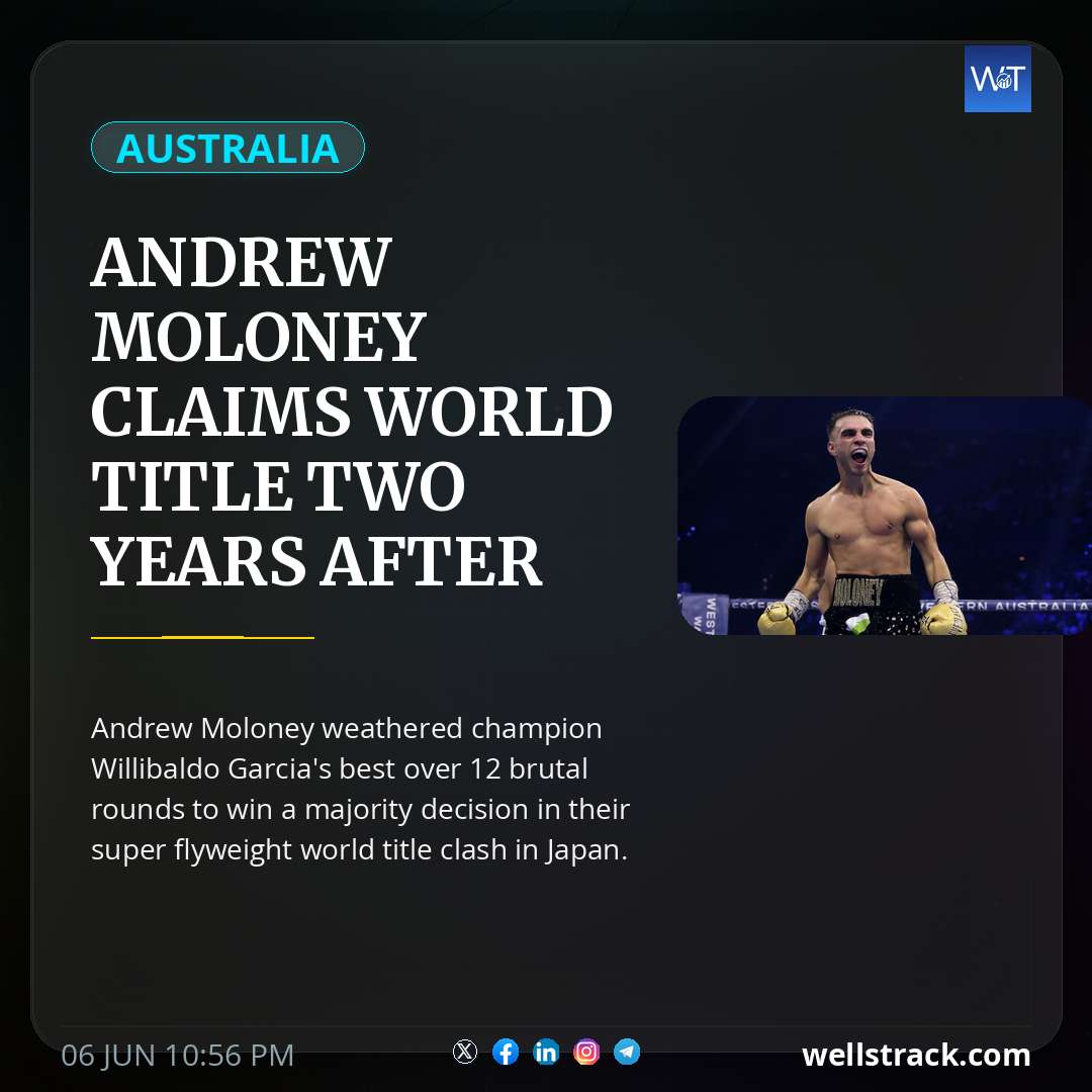 Andrew Moloney claims world title two years after quitting in anger — WellsTrack