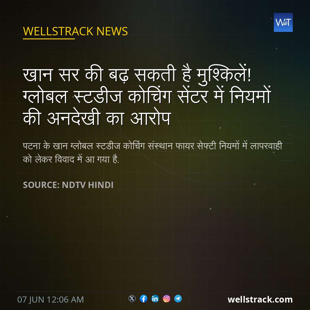 खान सर की बढ़ सकती है मुश्किलें! ग्लोबल स्टडीज कोचिंग सेंटर में नियमों की अनदेखी का आरोप — WellsTrack