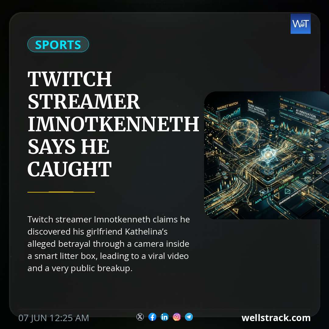 Twitch Streamer Imnotkenneth Says He Caught Girlfriend Kathelina Cheating Through A Camera Inside A Cat's Litter Box — WellsTrack