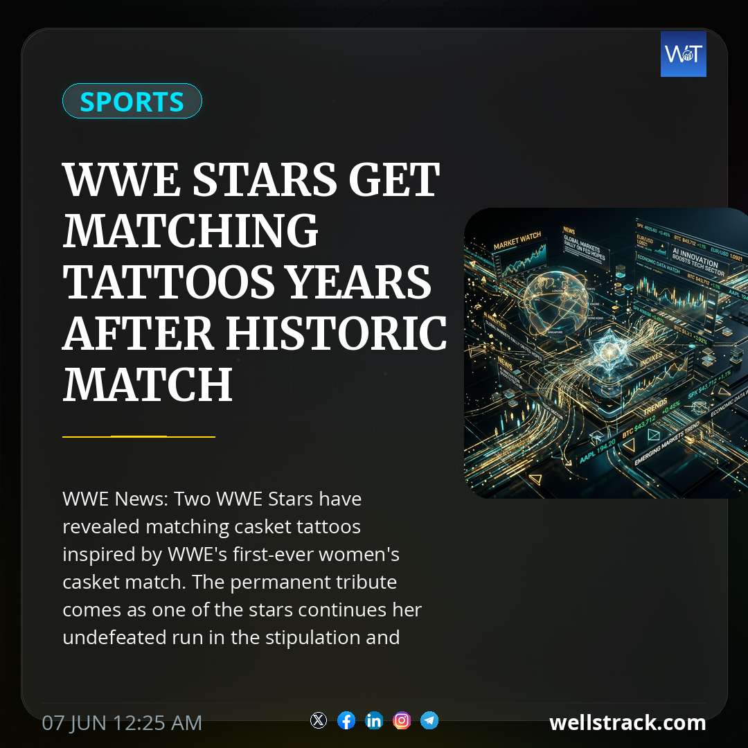 WWE Stars Get Matching Tattoos Years After Historic Match Changed Their Careers — WellsTrack