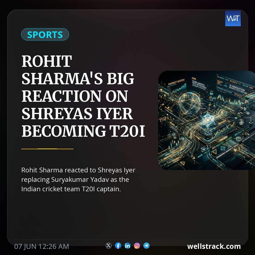 Rohit Sharma's Big Reaction On Shreyas Iyer Becoming T20I Skipper: "Nothing Comes Easy" — WellsTrack