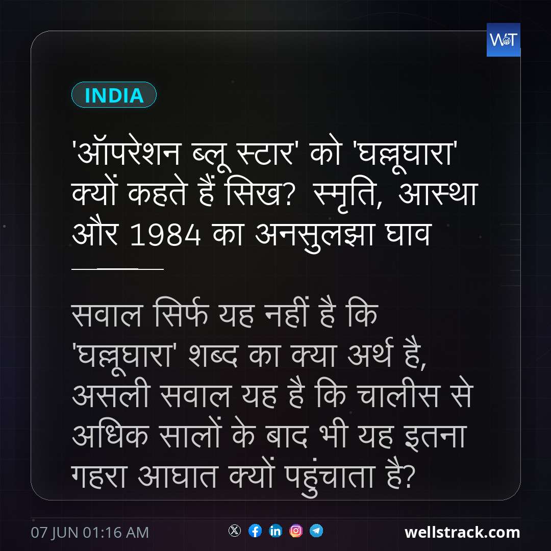 'ऑपरेशन ब्लू स्टार' को 'घल्लूघारा' क्यों कहते हैं सिख? स्मृति, आस्था और 1984 का अनसुलझा घाव