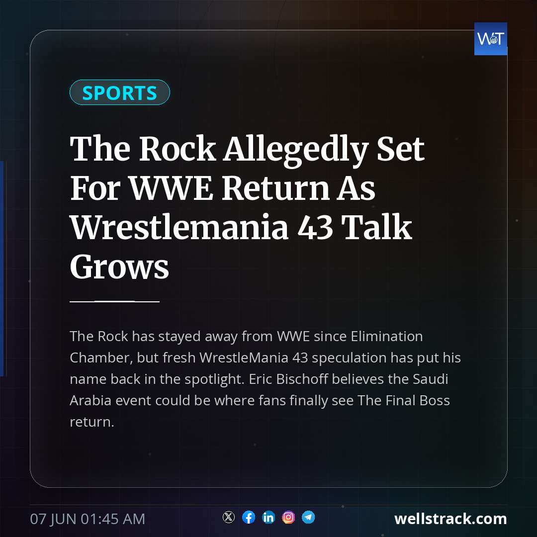 The Rock Allegedly Set For WWE Return As Wrestlemania 43 Talk Grows — WellsTrack