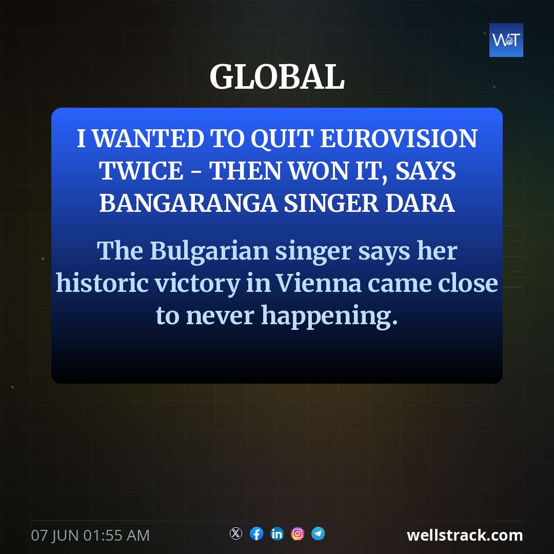 I wanted to quit Eurovision twice - then won it, says Bangaranga singer Dara
