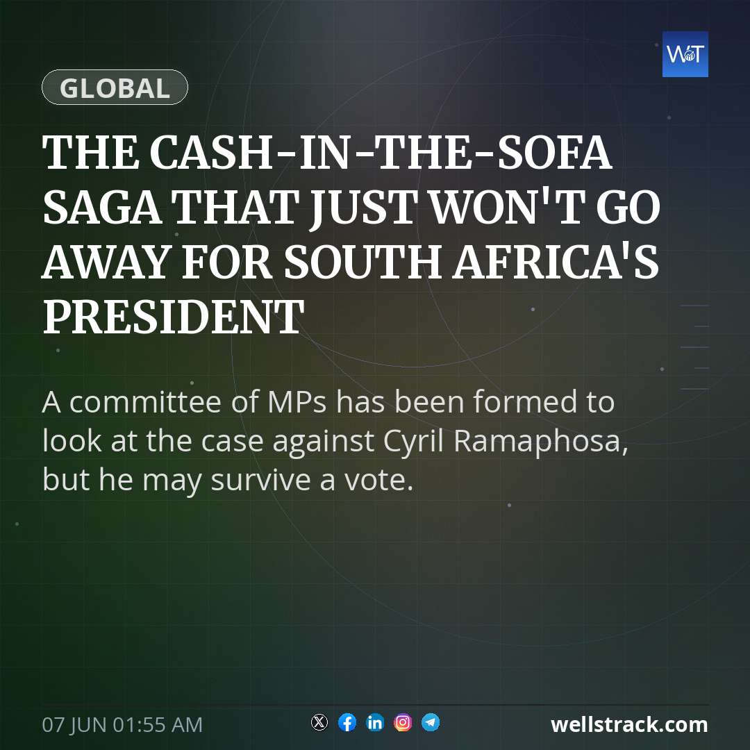 The cash-in-the-sofa saga that just won't go away for South Africa's president
