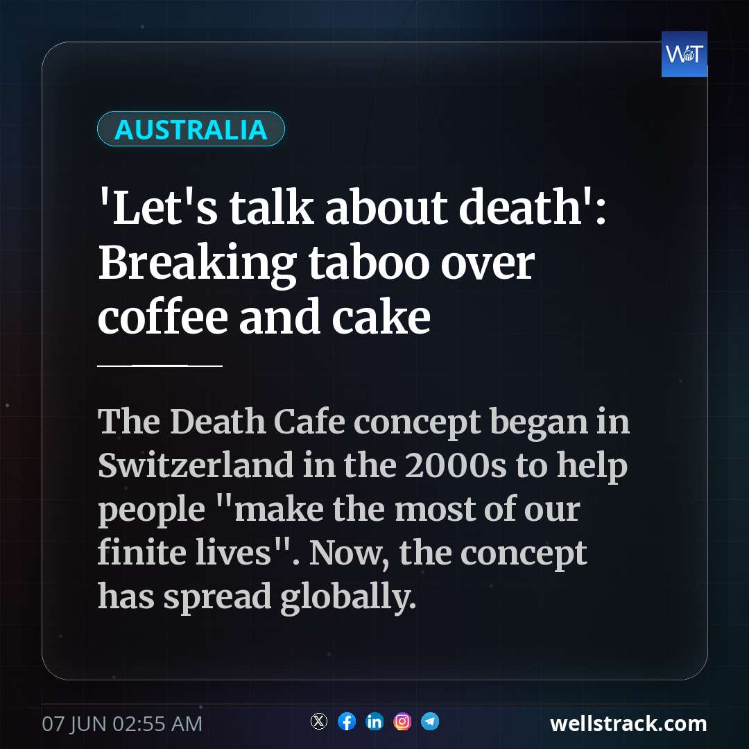 'Let's talk about death': Breaking taboo over coffee and cake