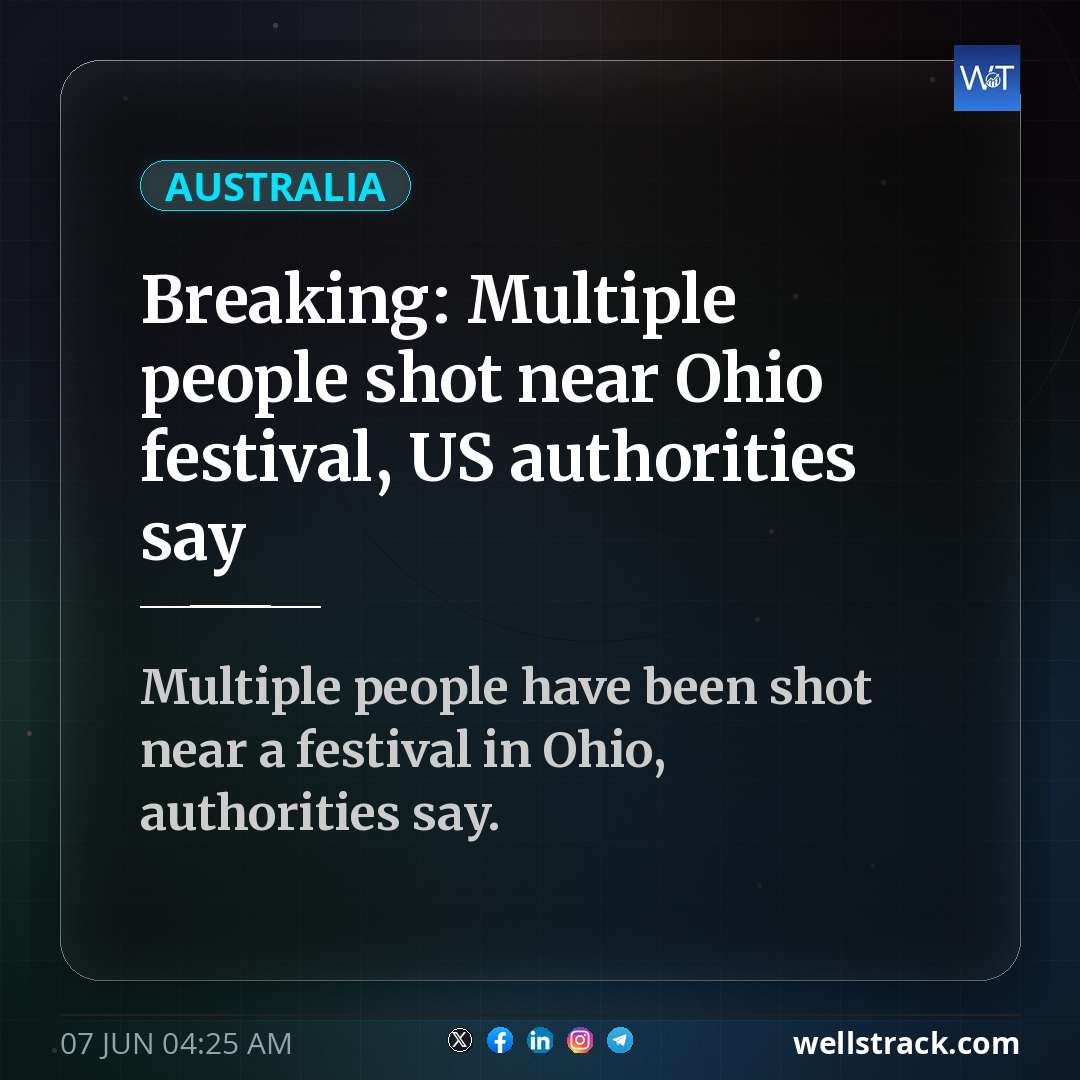 Breaking: Multiple people shot near Ohio festival, US authorities say