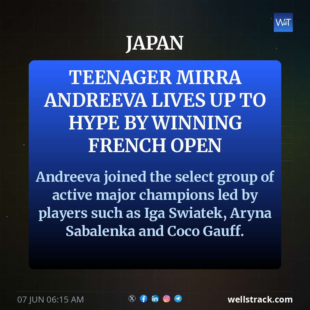 Teenager Mirra Andreeva lives up to hype by winning French Open
