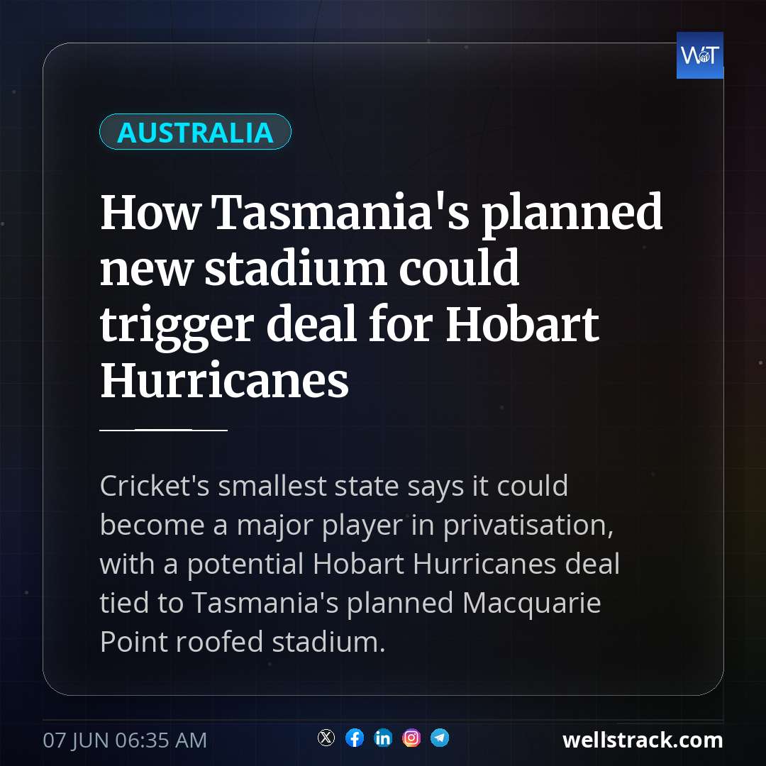 How Tasmania's planned new stadium could trigger deal for Hobart Hurricanes