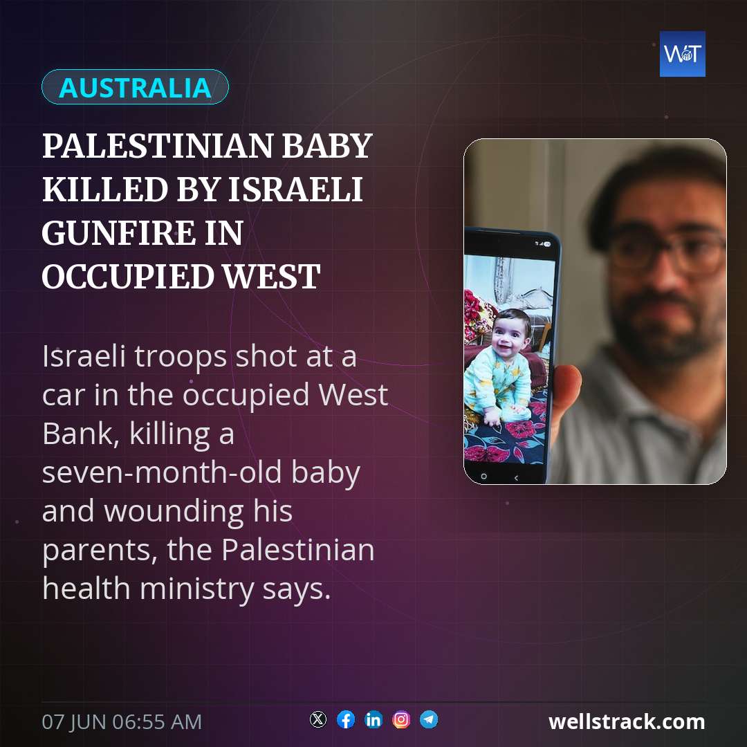 Palestinian baby killed by Israeli gunfire in occupied West Bank, health ministry says